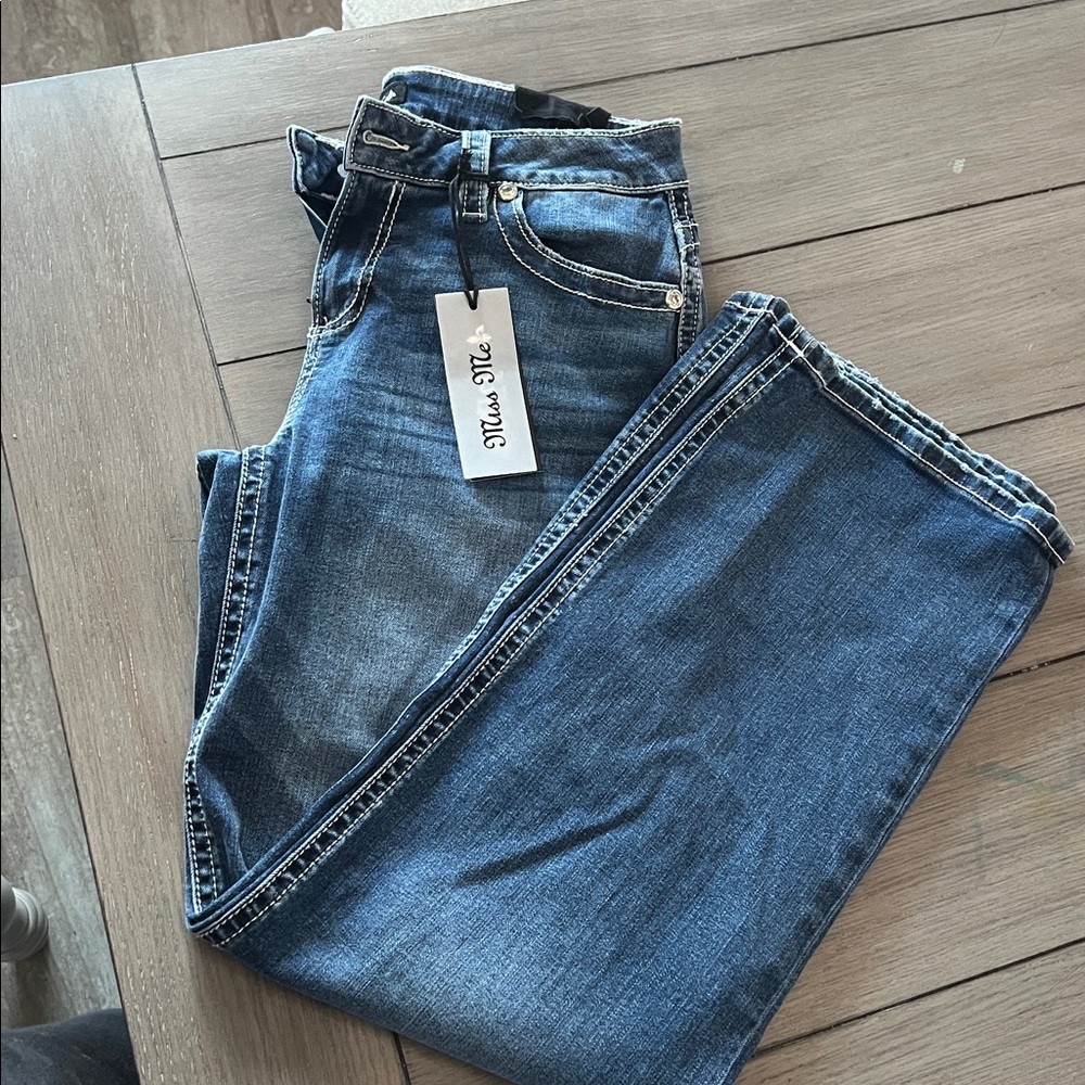 NWT Miss Me Jeans - Size 28/9 Slim Wide Leg - Picture 4 of 7